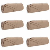 Produktbild för Filtar 6 pcs Kamel 350 x 270 cm Fleece