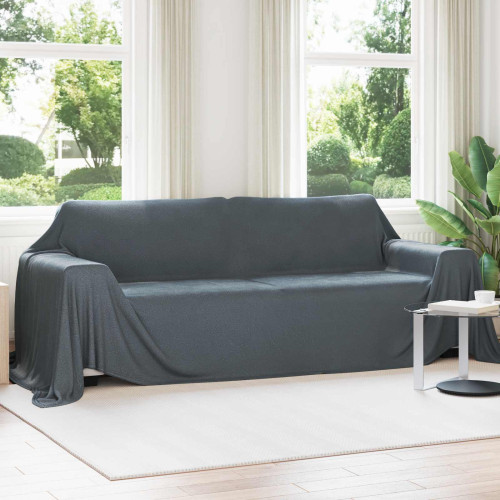 vidaXL Filtar 6 pcs Mörkgrå 350 x 270 cm Fleece