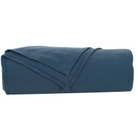 Produktbild för Filtar 6 pcs Mörkblå 280 x 210 cm Fleece