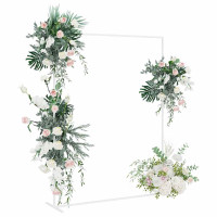 Produktbild för Bröllopsbåge Vit 150 x 49,5 x 200 cm Stål