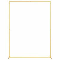 Produktbild för Bröllopsbåge Guld 150 x 49,5 x 200 cm Stål