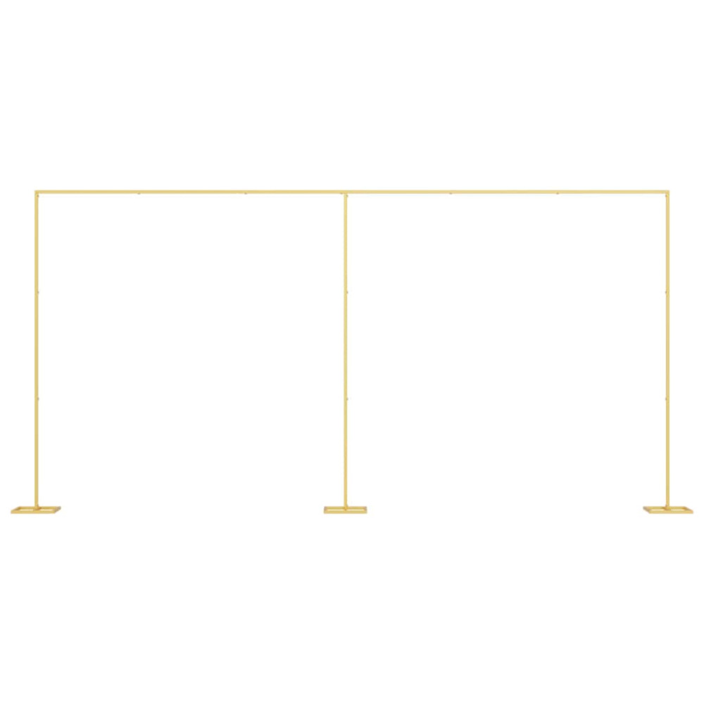 Produktbild för Bröllopsbåge Guld 657 x 35 x 300 cm Stål