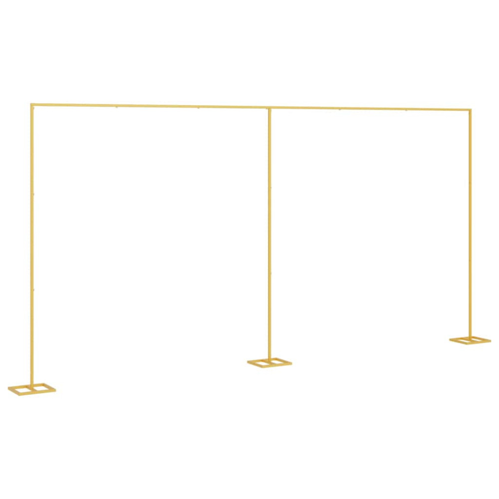 Produktbild för Bröllopsbåge Guld 657 x 35 x 300 cm Stål