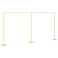 Produktbild för Bröllopsbåge Guld 657 x 35 x 300 cm Stål