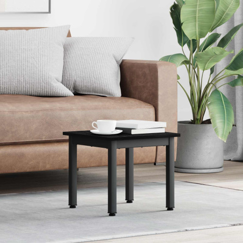 vidaXL Kaffeebord Svart Ek 40 x 40 x 36 cm Konstruerat trä