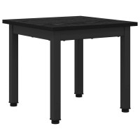 Produktbild för Kaffeebord Svart Ek 40 x 40 x 36 cm Konstruerat trä