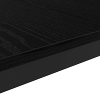 Produktbild för Kaffeebord Svart Ek 40 x 40 x 36 cm Konstruerat trä