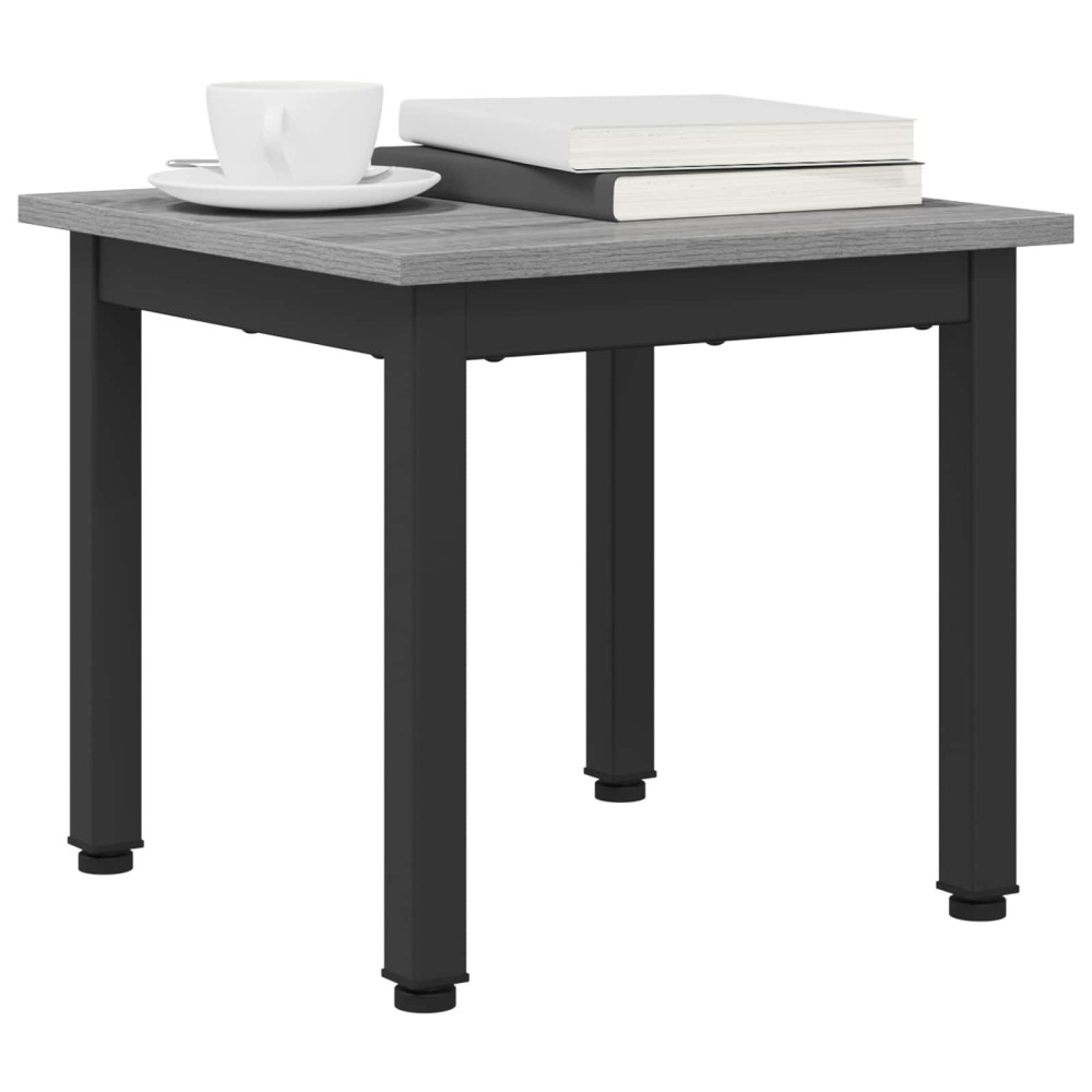 Produktbild för Kaffeebord Grå Sonoma 40 x 40 x 36 cm Konstruerat trä