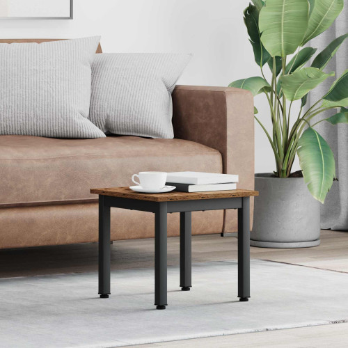 vidaXL Kaffeebord Gammalt trä 40 x 40 x 36 cm Konstruerat trä