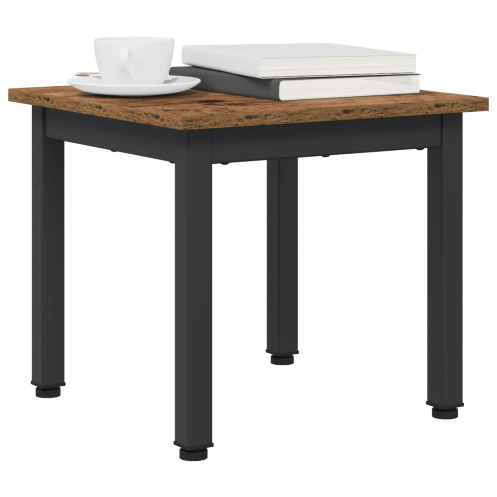 Produktbild för Kaffeebord Gammalt trä 40 x 40 x 36 cm Konstruerat trä