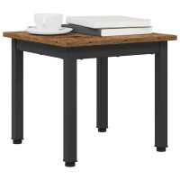 Produktbild för Kaffeebord Gammalt trä 40 x 40 x 36 cm Konstruerat trä