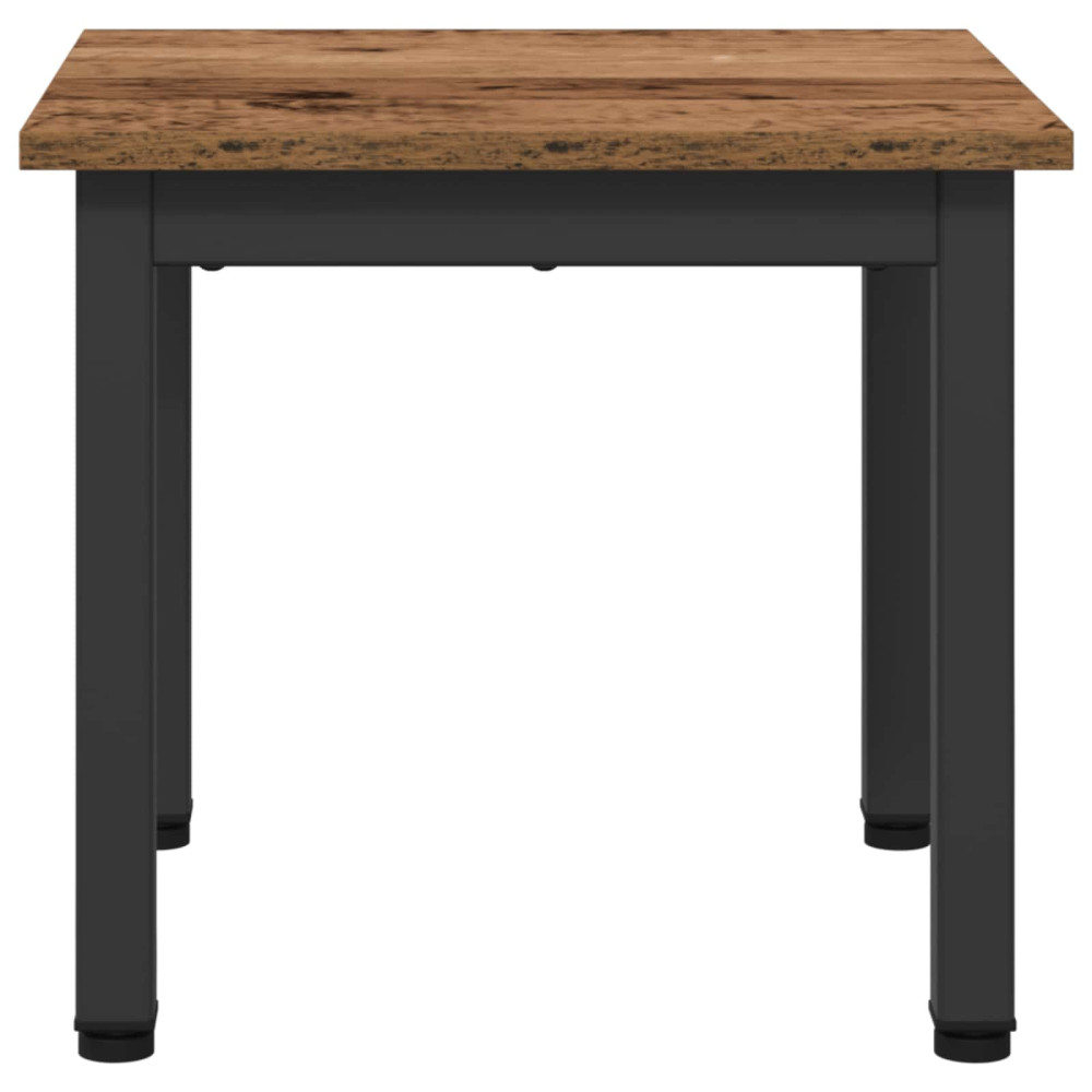 Produktbild för Kaffeebord Gammalt trä 40 x 40 x 36 cm Konstruerat trä
