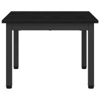 Produktbild för Kaffeebord Svart Ek 50 x 50 x 36 cm Konstruerat trä
