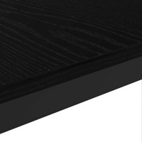Produktbild för Kaffeebord Svart Ek 50 x 50 x 36 cm Konstruerat trä