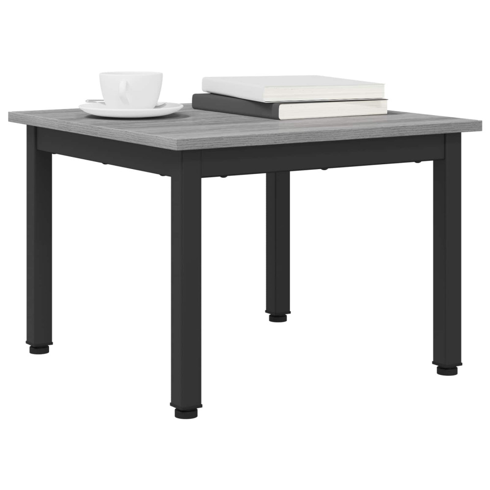 Produktbild för Kaffeebord Grå Sonoma 50 x 50 x 36 cm Konstruerat trä