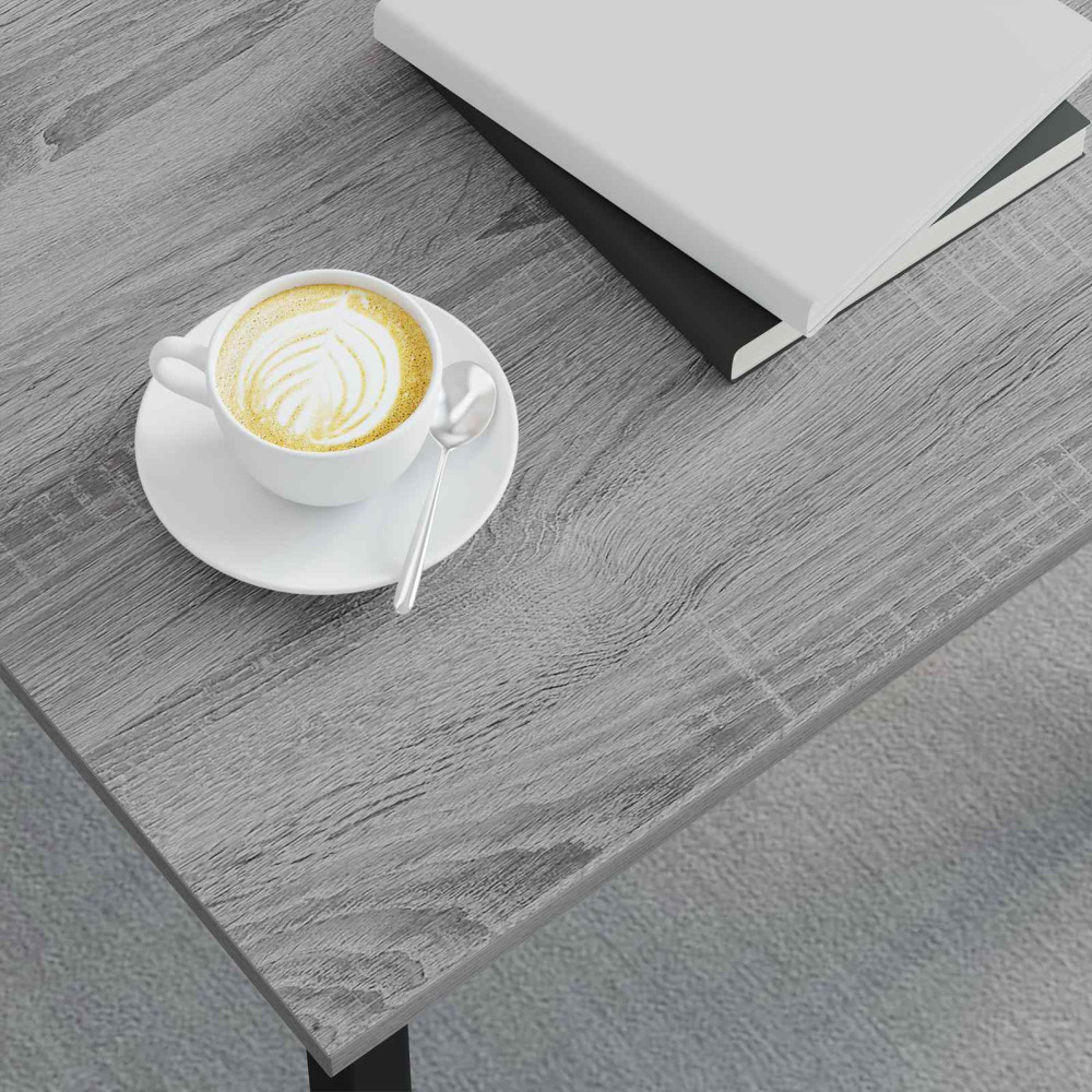 Produktbild för Kaffeebord Grå Sonoma 50 x 50 x 36 cm Konstruerat trä