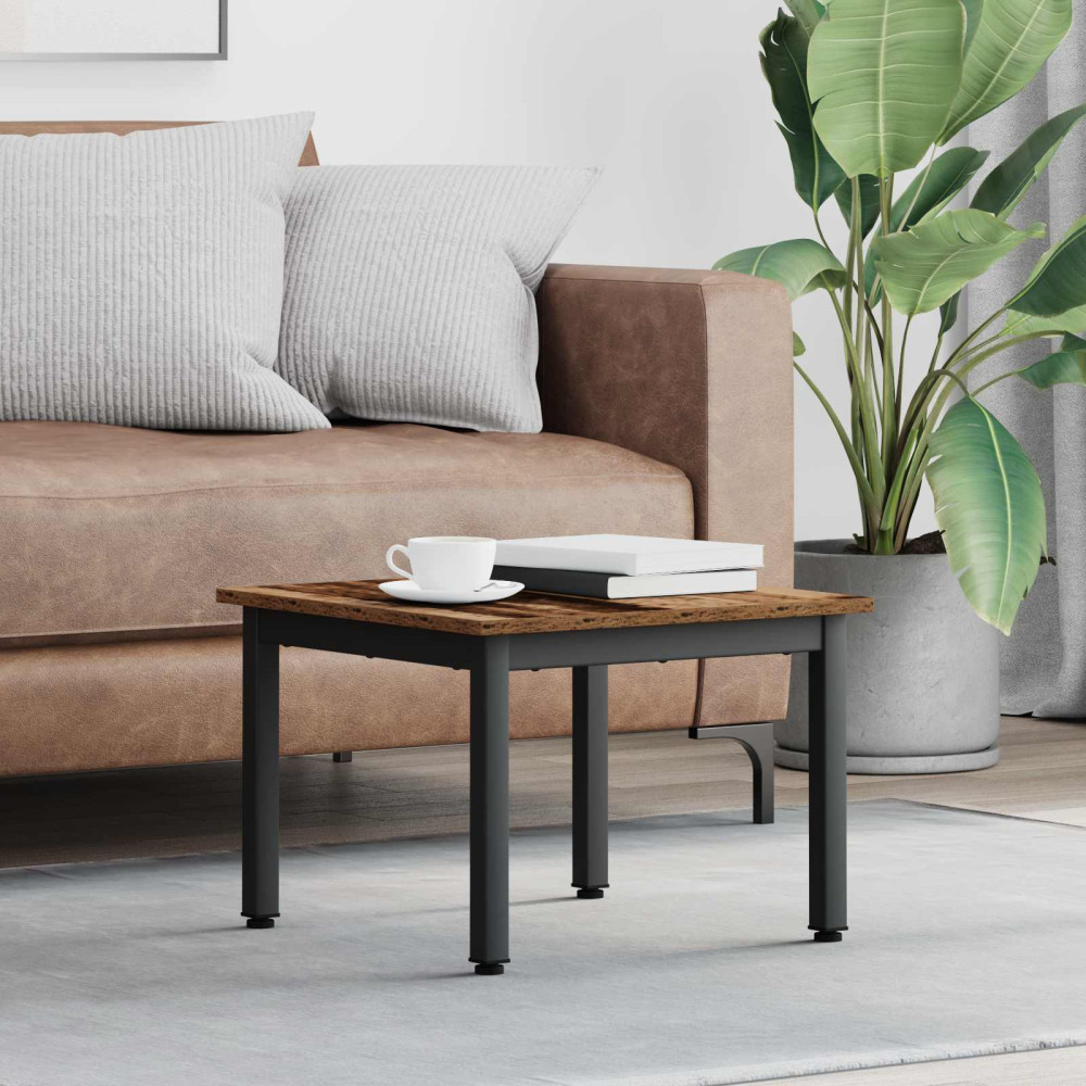 Produktbild för Kaffeebord Gammalt trä 50 x 50 x 36 cm Konstruerat trä