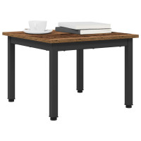 Produktbild för Kaffeebord Gammalt trä 50 x 50 x 36 cm Konstruerat trä