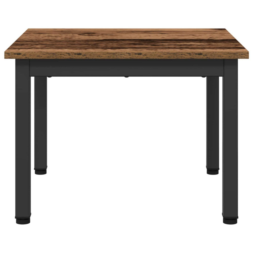 Produktbild för Kaffeebord Gammalt trä 50 x 50 x 36 cm Konstruerat trä
