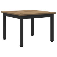 Produktbild för Kaffeebord Artisan Ek 50 x 50 x 36 cm Konstruerat trä