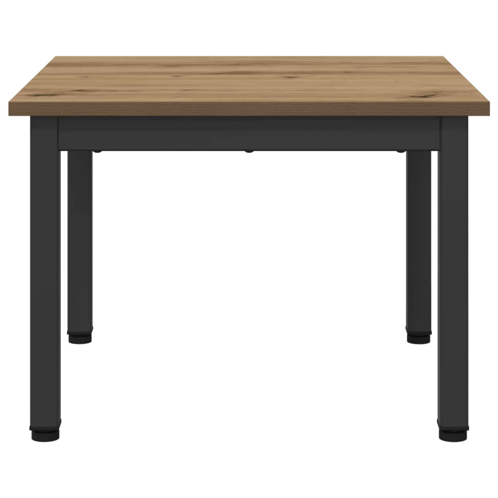 Produktbild för Kaffeebord Artisan Ek 50 x 50 x 36 cm Konstruerat trä
