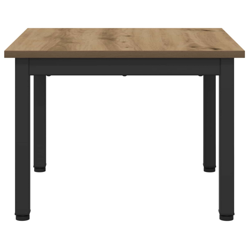 Produktbild för Kaffeebord Artisan Ek 50 x 50 x 36 cm Konstruerat trä