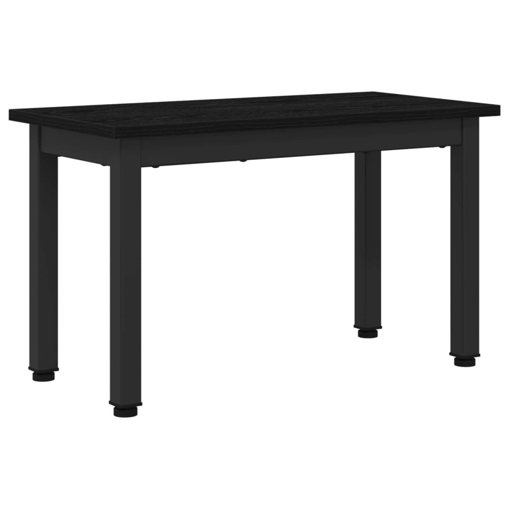 Produktbild för Kaffeebord Svart Ek 60 x 30 x 36 cm Konstruerat trä