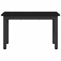 Produktbild för Kaffeebord Svart Ek 60 x 30 x 36 cm Konstruerat trä
