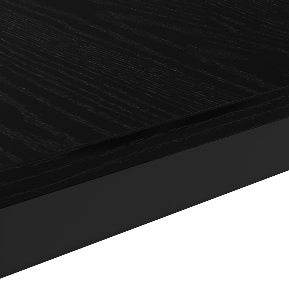 Produktbild för Kaffeebord Svart Ek 60 x 30 x 36 cm Konstruerat trä