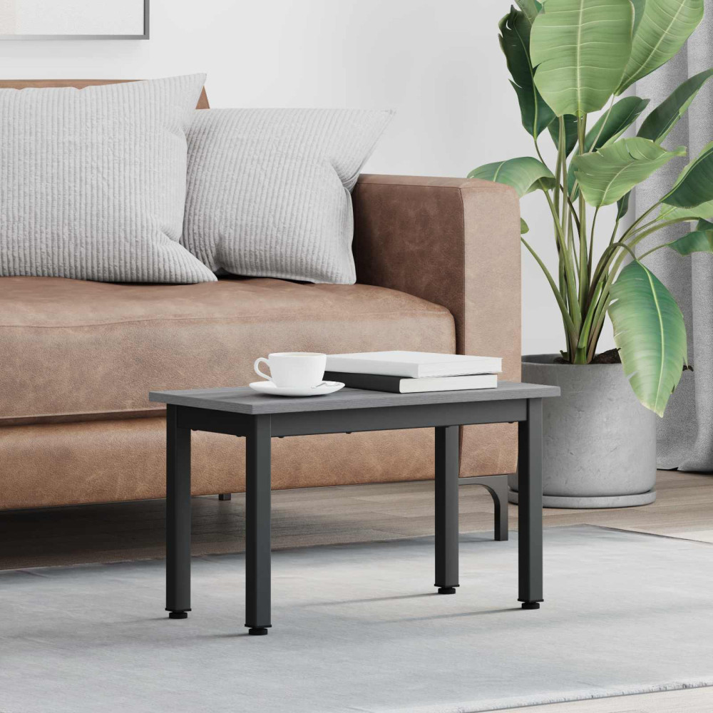 Produktbild för Kaffeebord Grå Sonoma 60 x 30 x 36 cm Konstruerat trä
