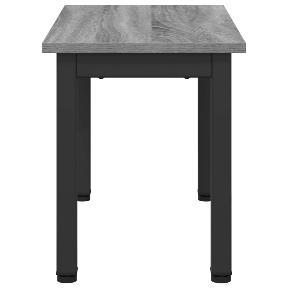 Produktbild för Kaffeebord Grå Sonoma 60 x 30 x 36 cm Konstruerat trä