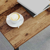 Produktbild för Kaffeebord Gammalt trä 60 x 30 x 36 cm Konstruerat trä