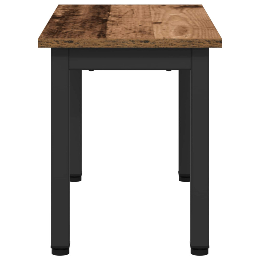 Produktbild för Kaffeebord Gammalt trä 60 x 30 x 36 cm Konstruerat trä