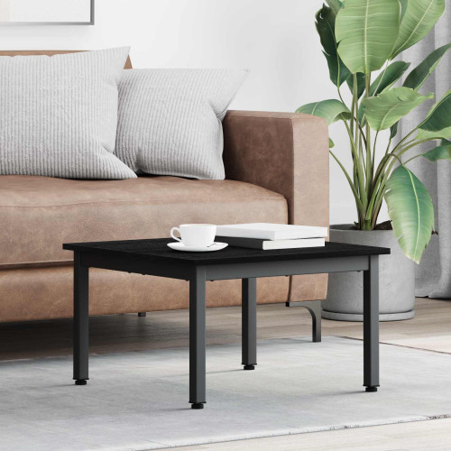 vidaXL Kaffeebord Svart Ek 60 x 60 x 36 cm Konstruerat trä
