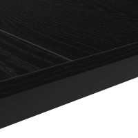 Produktbild för Kaffeebord Svart Ek 60 x 60 x 36 cm Konstruerat trä