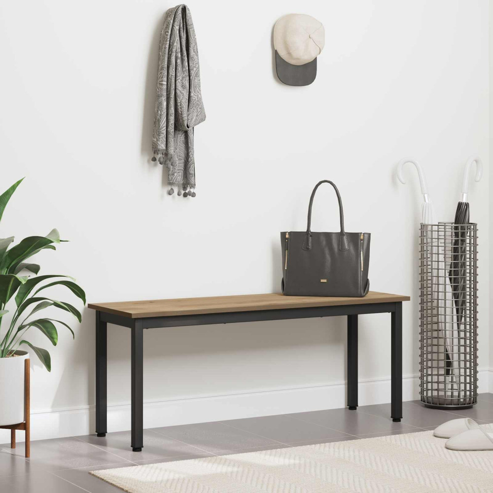Produktbild för bänk Artisan Ek 110 x 35 x 45 cm Konstruerat trä