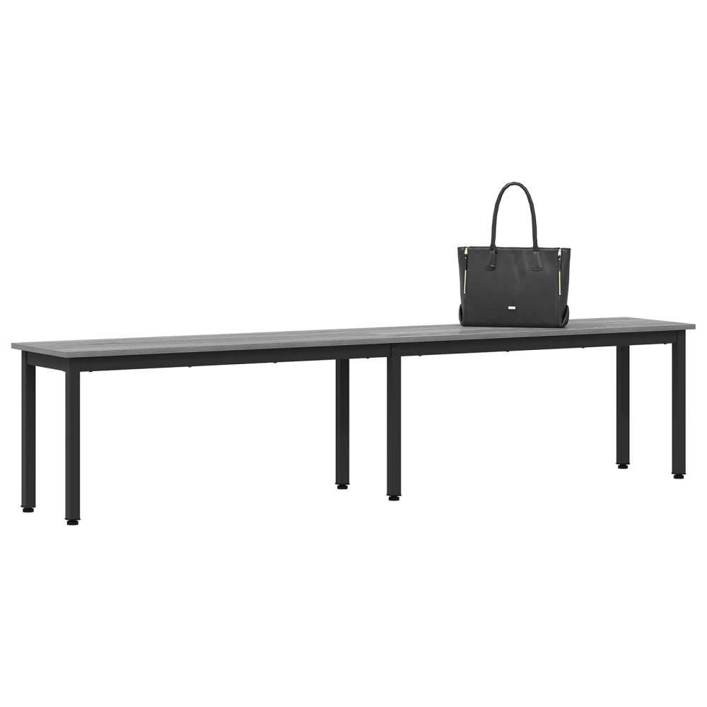 Produktbild för bänk Grå Sonoma 200 x 35 x 45 cm Konstruerat trä