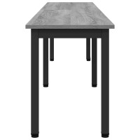 Produktbild för bänk Grå Sonoma 200 x 35 x 45 cm Konstruerat trä