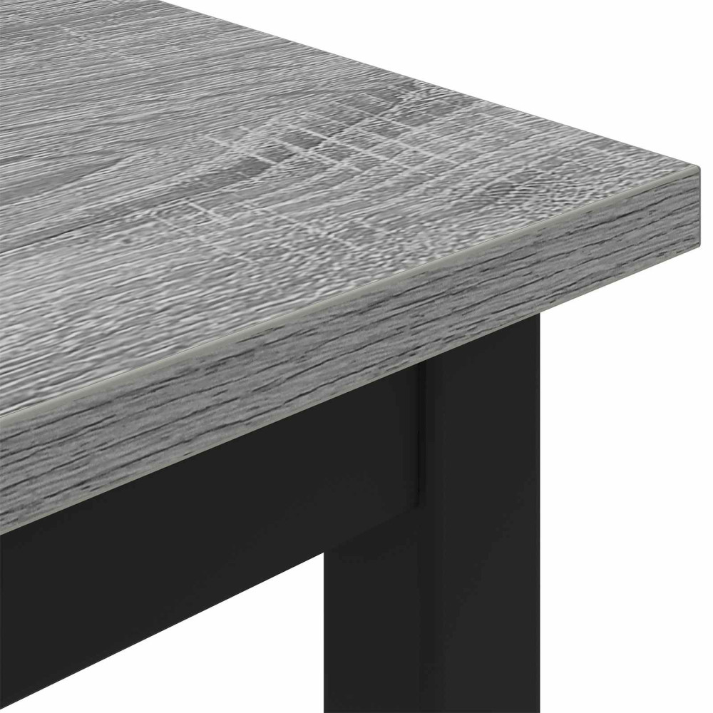 Produktbild för bänk Grå Sonoma 200 x 35 x 45 cm Konstruerat trä
