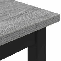 Produktbild för bänk Grå Sonoma 200 x 35 x 45 cm Konstruerat trä