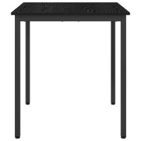 Produktbild för Matbord 70 x 70 x 75 cm METALL
