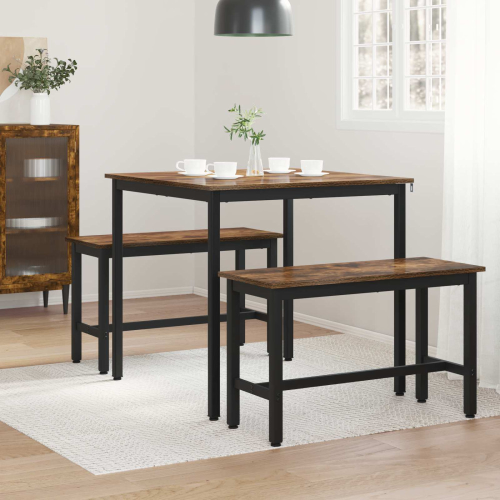 Produktbild för Matbord 80 x 80 x 75 cm METALL