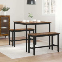 Produktbild för Matbord 80 x 80 x 75 cm METALL