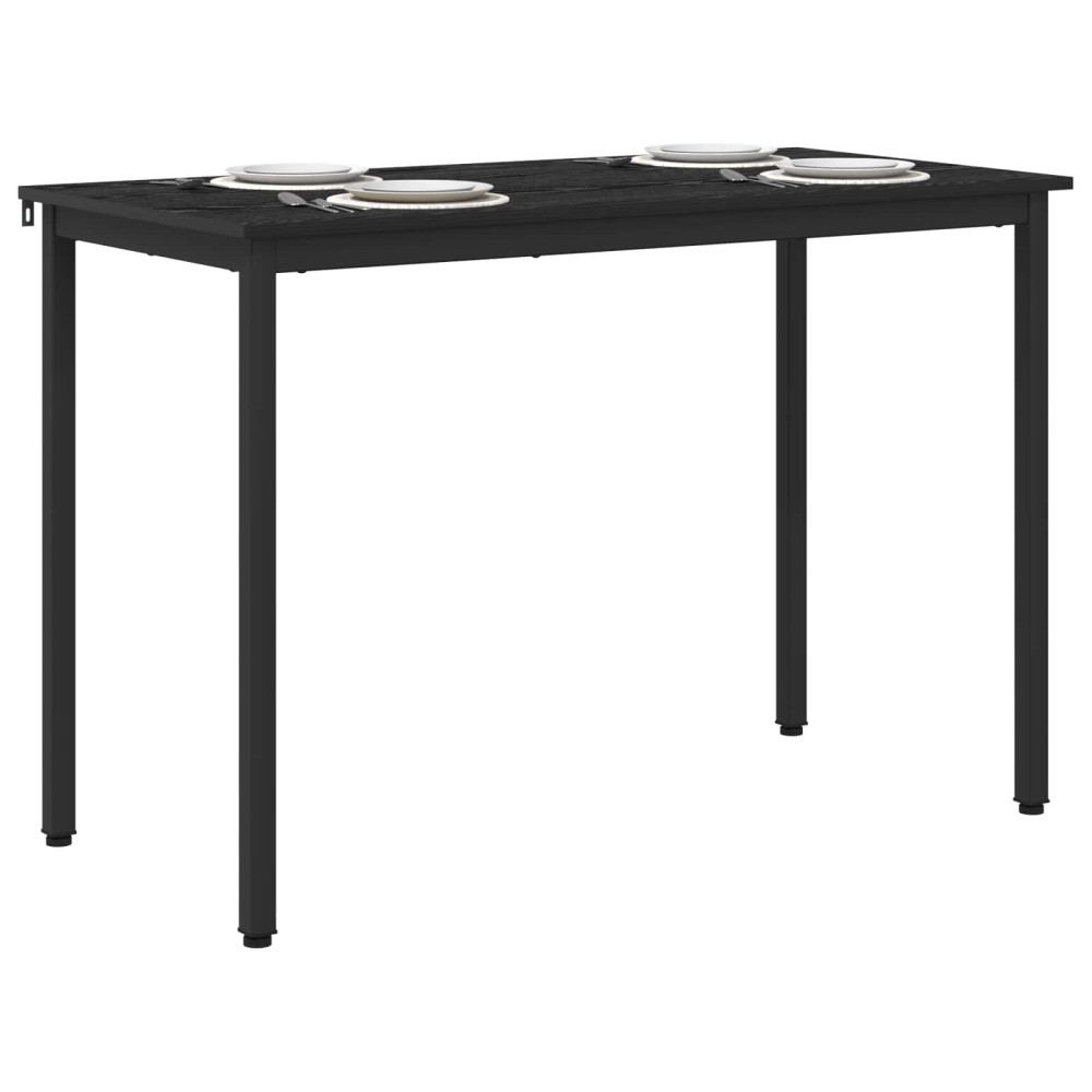 Produktbild för Matbord 110 x 100 x 75 cm METALL