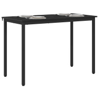 Produktbild för Matbord 110 x 100 x 75 cm METALL