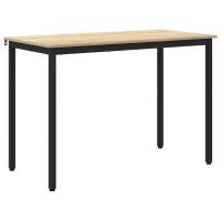 Produktbild för Matbord 110 x 100 x 75 cm METALL