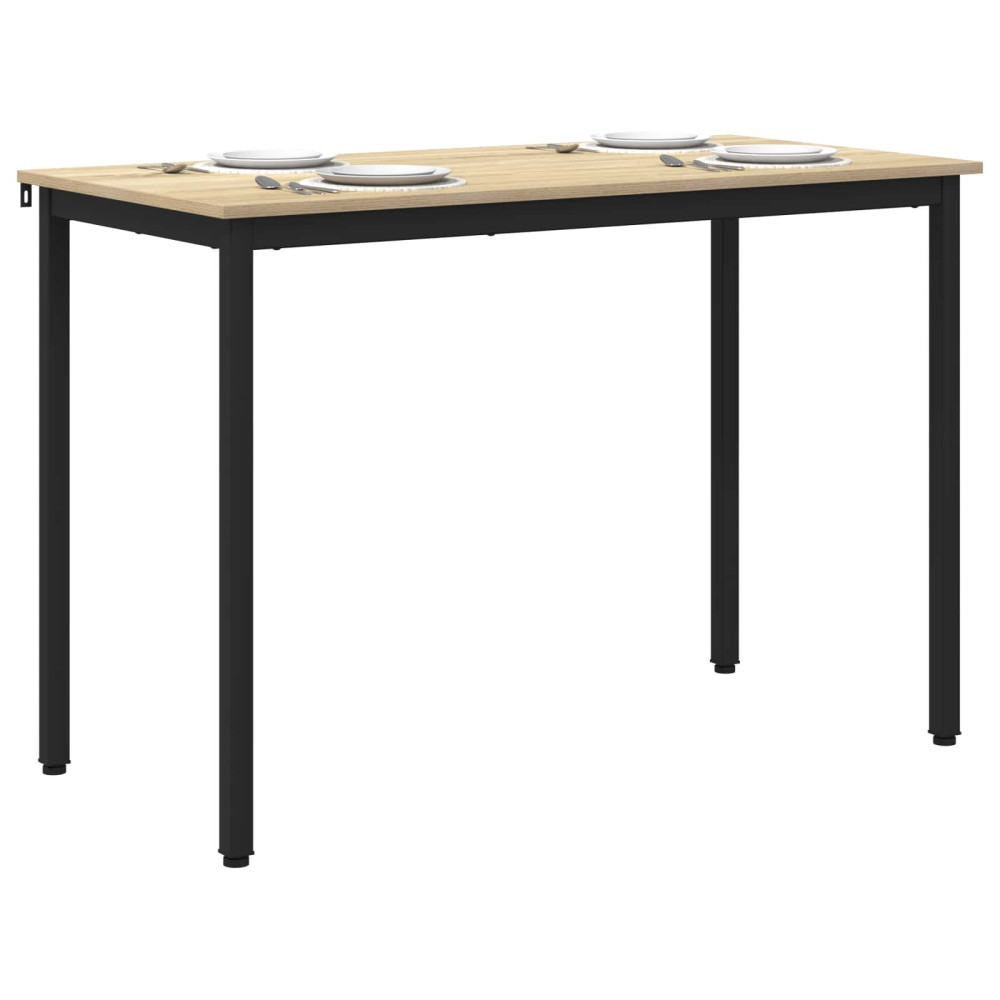 Produktbild för Matbord 110 x 100 x 75 cm METALL
