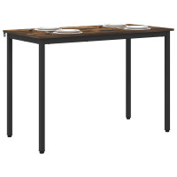 Produktbild för Matbord 110 x 100 x 75 cm METALL