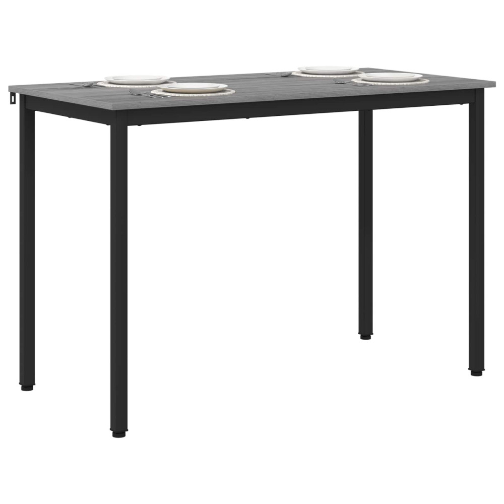 Produktbild för Matbord 110 x 100 x 75 cm METALL