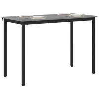 Produktbild för Matbord 110 x 100 x 75 cm METALL
